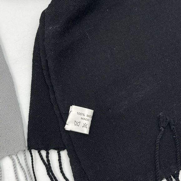 Women Wool Scarf Lady Fringe Shawl Pashmina Style Scarves L’ Orchidee - Picture 7 of 11